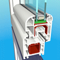 Ideal 2000 Round line - profil trzykomorowy